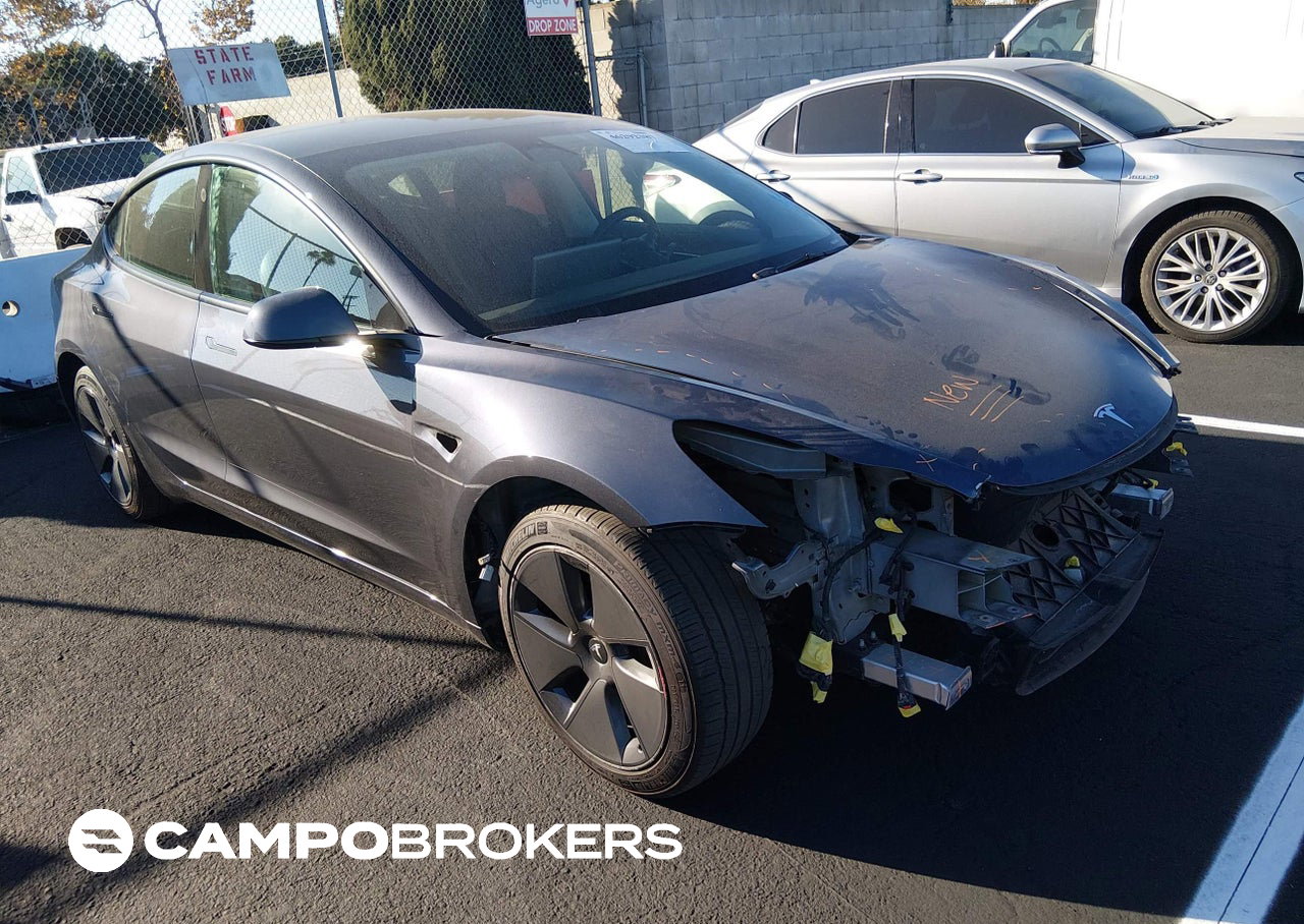 2022 Tesla Model 3 Long Range Dual Motor All-wheel Drive, uszkodzenie: Przód, Iaai lot 46292387