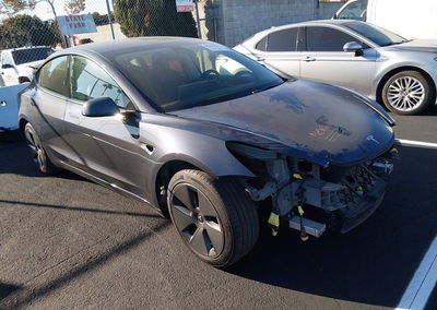 2022 Tesla Model 3 Long Range Dual Motor All-wheel Drive, daño Frontal, Iaai lote 46292387