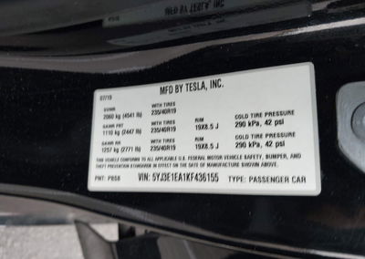 2019 Tesla Model 3 Long Range/mid Range/standard Range/standard Range Plus, пошкодження: Правий бік, Iaai лот 46040633,