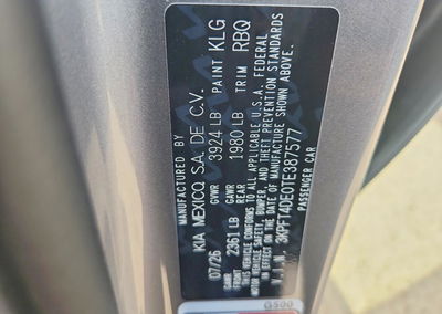 2026 Kia K4 Lxs, uszkodzenie: Bok, Copart lot 66908356, zdjęcie 12 z 12