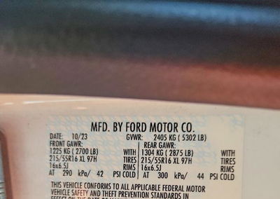 2023 Ford Transit Connect Xl Delivery Van, Front End damage, Copart lot 68278726, photo 14 of 14