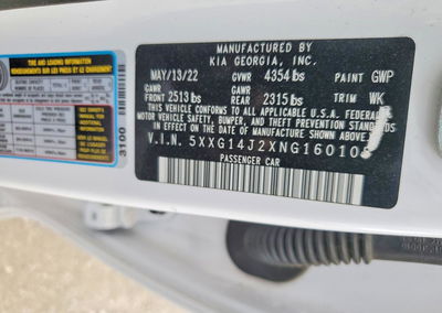 2022 Kia K5 Lxs, daño Frontal, Copart lote 71206516, foto 12 de 14