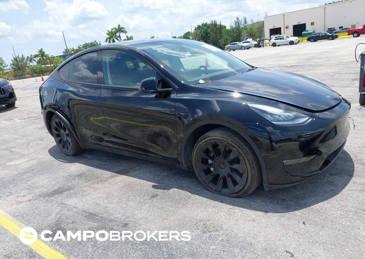 2023 Tesla Model Y Awd/long Range Dual Motor All-wheel Drive, daño Trasero izquierdo, Iaai lote 45031456