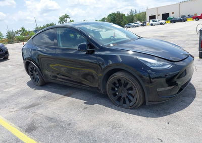 2023 Tesla Model Y Awd/long Range Dual Motor All-wheel Drive, daño Trasero izquierdo, Iaai lote 45031456