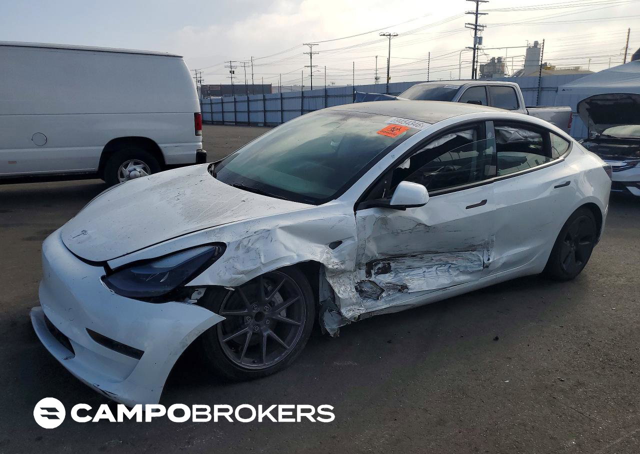 2023 Tesla Model 3, uszkodzenie: Bok, Copart lot 69454346