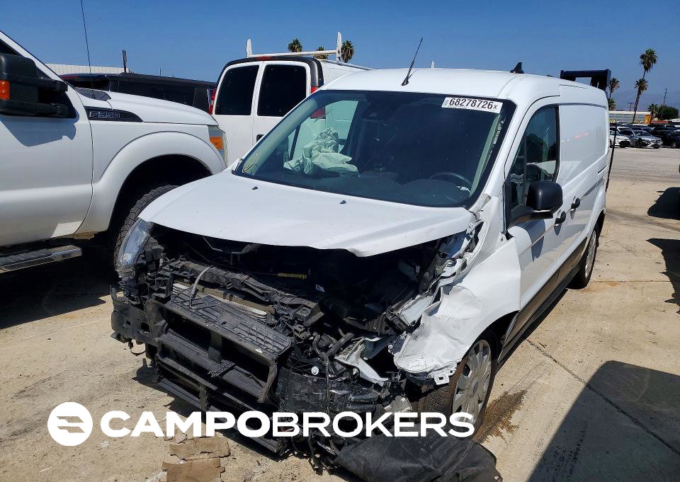 2023 Ford Transit Connect Xl Delivery Van, Front End damage, Copart lot 68278726
