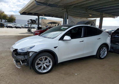 2021 Tesla Model Y, daño Frontal, Copart lote 73908166