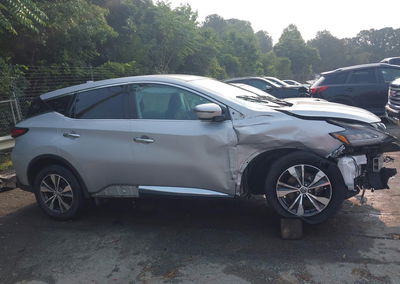 2020 Nissan Murano S Intelligent Awd, пошкодження: Правий бік, Iaai лот 45699426, фото 14 з 17