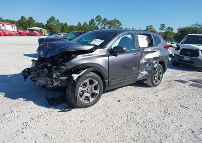 2019 Honda Cr-v Ex-l, daño Frontal, Iaai lote 46221350, foto 2 de 17