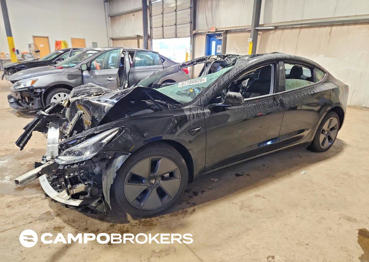 2023 Tesla Model 3, daño Generalizado, Copart lote 67188826