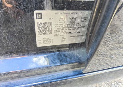 2021 Chevrolet Silverado K1500 Custom, Mechanical damage, Copart lot 71378076, photo 12 of 12
