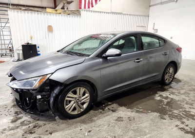 2019 Hyundai Elantra Sel, daño Frontal, Copart lote 72924606