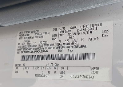 2022 Ford Transit-250 Cargo Van, uszkodzenie: Przód, Iaai lot 46402264, zdjęcie 9 z 17