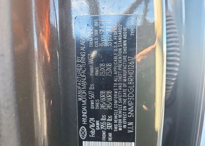 2024 Hyundai Santa Fe Xrt, Burn damage, Copart lot 73801986, photo 12 of 12