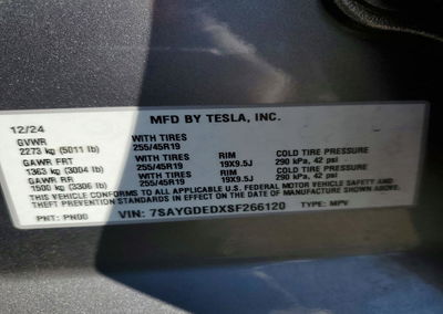 2025 Tesla Model Y, пошкодження: Передня частина, Copart лот 66517536, фото 13 з 13