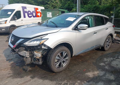 2020 Nissan Murano S Intelligent Awd, пошкодження: Правий бік, Iaai лот 45699426, фото 2 з 17