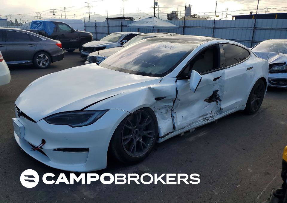 2023 Tesla Model S, uszkodzenie: Bok, Copart lot 68840686