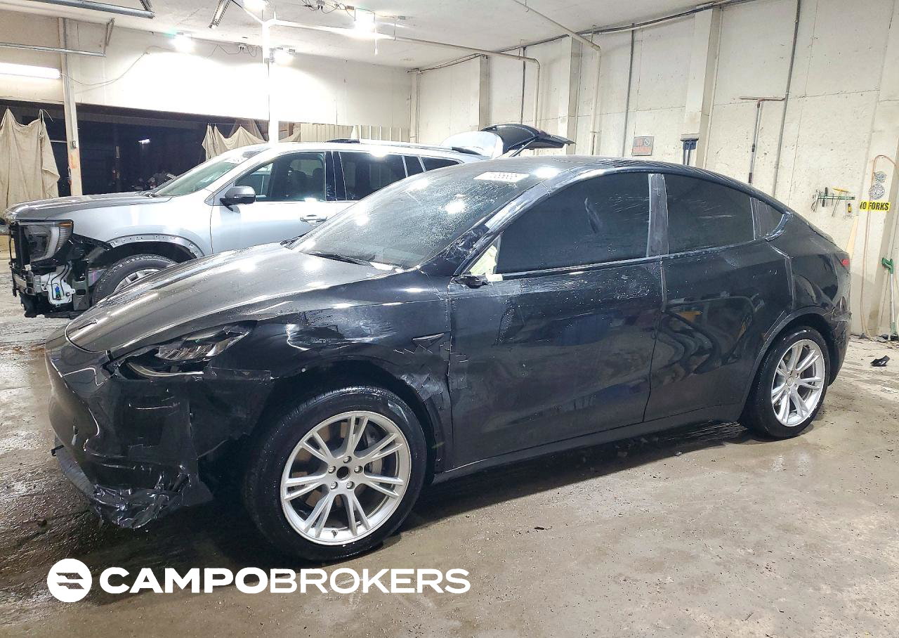 2021 Tesla Model Y, uszkodzenie: Bok, Copart lot 71385836