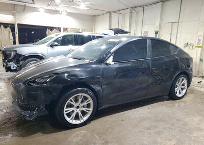 2021 Tesla Model Y, daño Lateral, Copart lote 71385836
