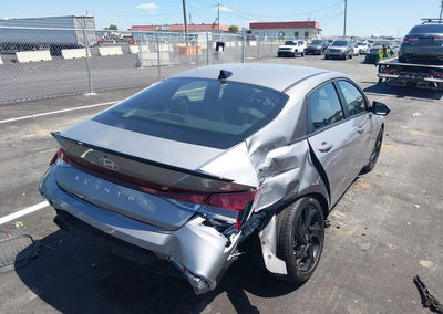 2026 Hyundai Elantra Sel Sport, Rear damage, Iaai lot 45915290, photo 4 of 17