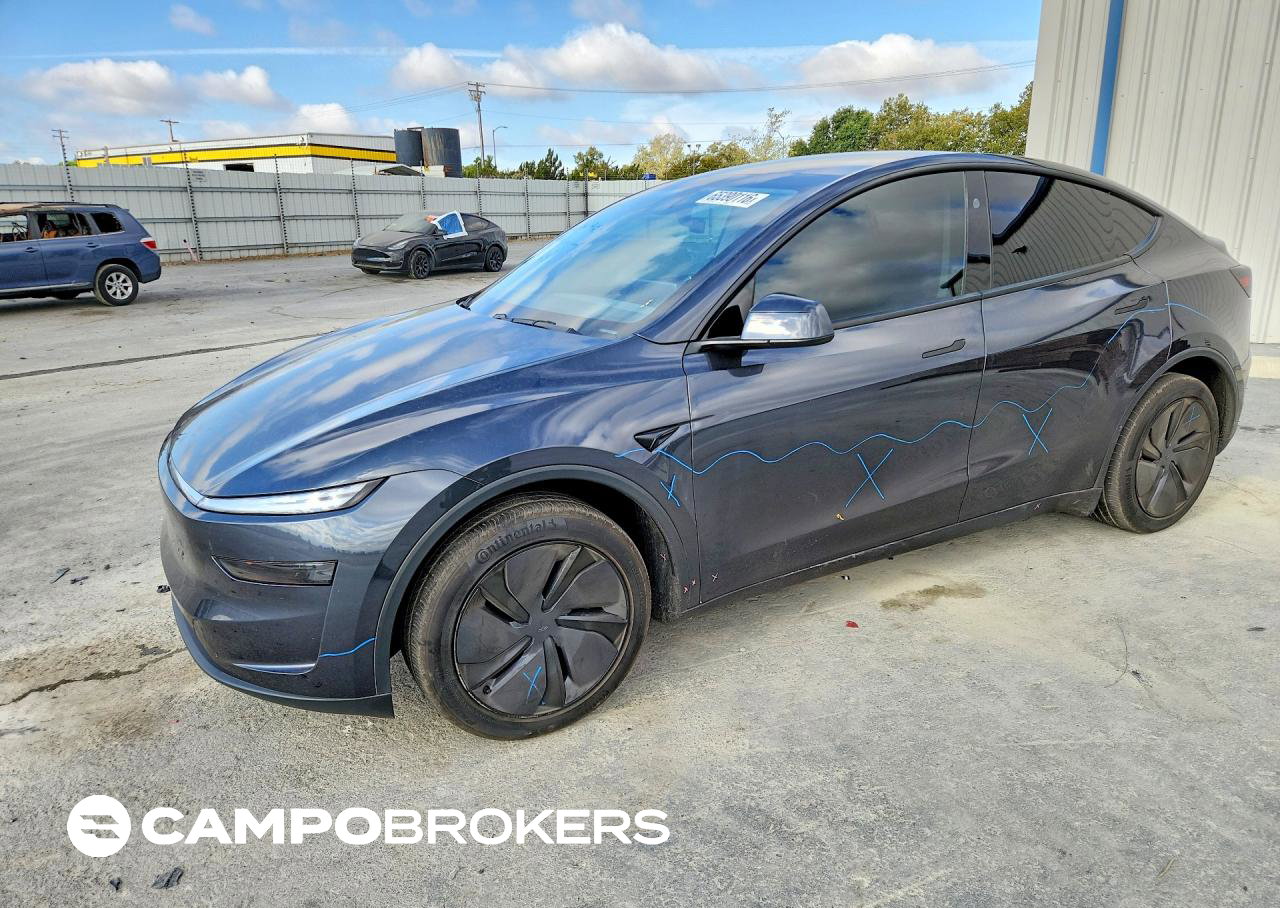 2026 Tesla Model Y, daño Bajos, Copart lote 65390116