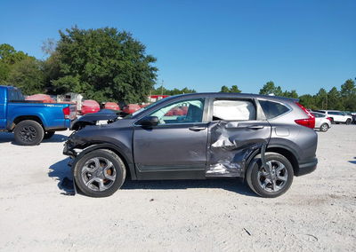 2019 Honda Cr-v Ex-l, daño Frontal, Iaai lote 46221350, foto 15 de 17