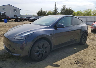 2025 Tesla Model Y, Rear End damage, Copart lot 50512326