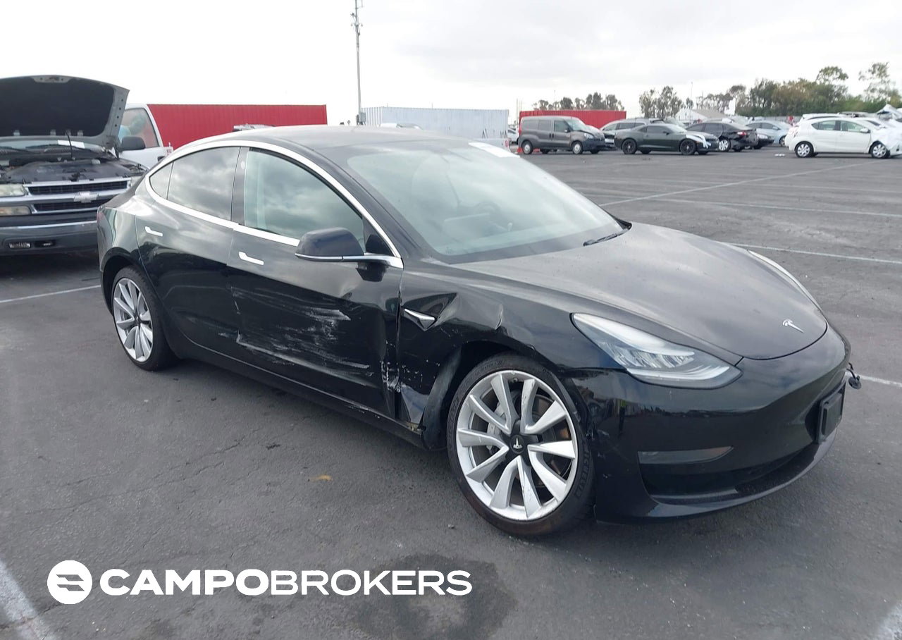 2019 Tesla Model 3 Long Range/mid Range/standard Range/standard Range Plus, пошкодження: Правий бік, Iaai лот 46040633