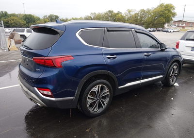2019 Hyundai Santa Fe Ultimate 2.0t, Normal Wear & Tear damage, Iaai lot 46190355, photo 4 of 17