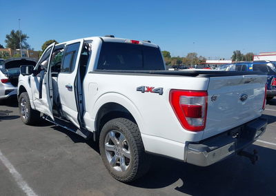 2022 Ford F-150 Lariat, daño Lateral izquierdo, Iaai lote 46201708, foto 3 de 16