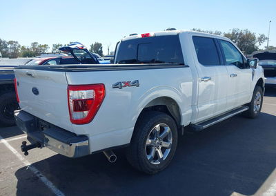 2022 Ford F-150 Lariat, daño Lateral izquierdo, Iaai lote 46201708, foto 4 de 16