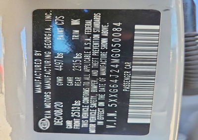 2021 Kia K5 Gt Line, Rear End damage, Copart lot 78072235, photo 13 of 13