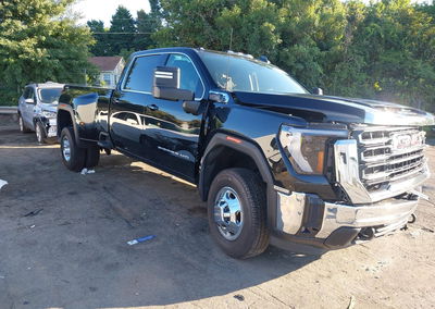 2024 Gmc Sierra 3500hd 4wd  Long Bed Sle, пошкодження: Лівий перед, Iaai лот 45788114
