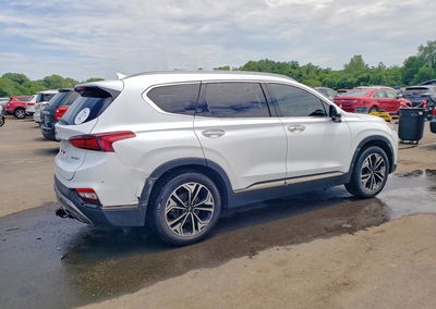 2020 Hyundai Santa Fe Limited 2.0t, Side damage, Copart lot 56816226, photo 3 of 14