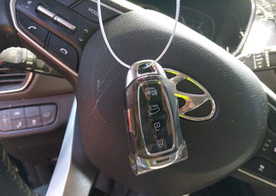 2019 Hyundai Santa Fe Ultimate 2.0t, Normal Wear & Tear damage, Iaai lot 46190355, photo 11 of 17