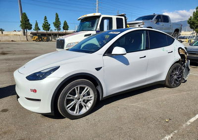 2023 Tesla Model Y, Undercarriage damage, Copart lot 72963916