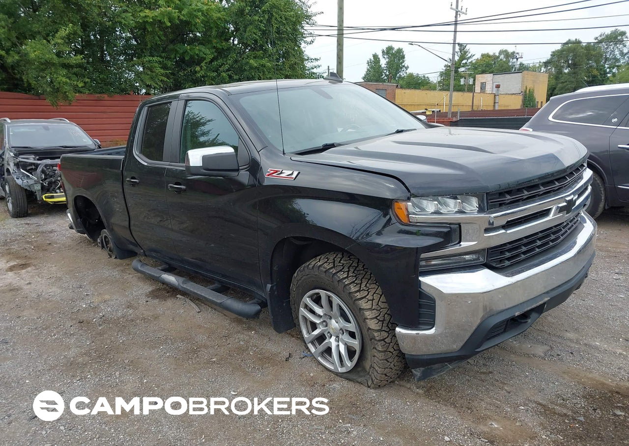 2020 Chevrolet Silverado 1500 4wd  Standard Bed Lt, Left Rear damage, Iaai lot 46123284