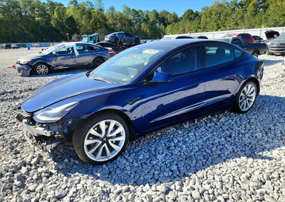 2023 Tesla Model 3, daño Frontal, Copart lote 71314216