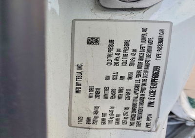 2023 Tesla Model 3, uszkodzenie: Bok, Copart lot 69454346, zdjęcie 12 z 13