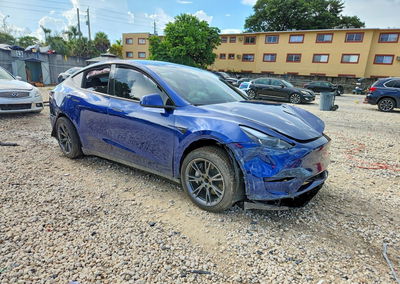 2025 Tesla Model Y, Front End damage, Copart lot 67567096, photo 4 of 15