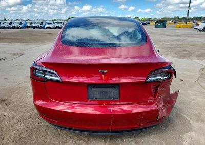 2023 Tesla Model 3, daño Trasero, Copart lote 73282116, foto 6 de 12