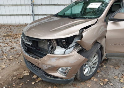 2019 Chevrolet Equinox Lt, daño Frontal izquierdo, Iaai lote 46159205, foto 6 de 16