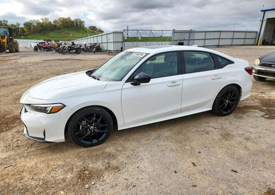 2025 Honda Civic Sport, daño Lateral, Copart lote 72740216