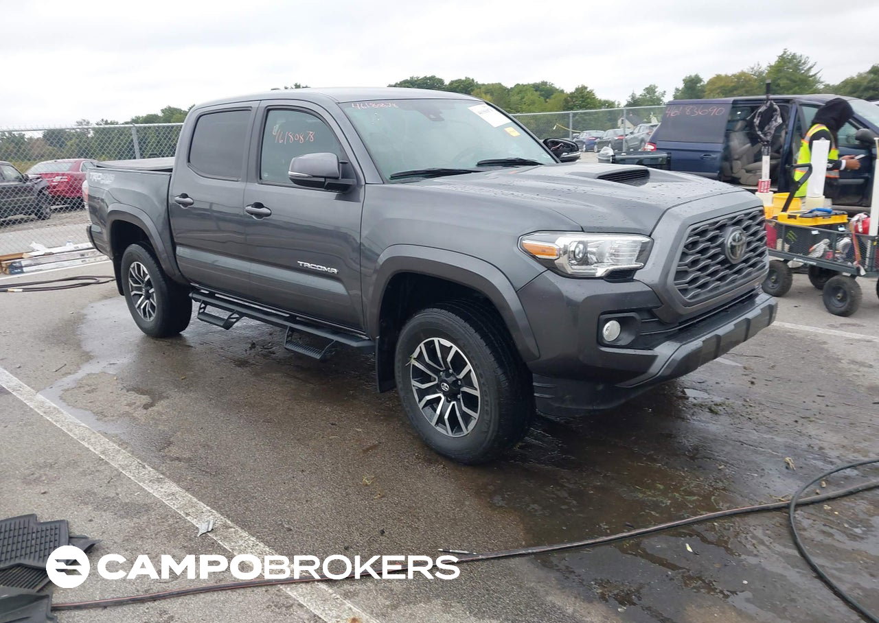 2023 Toyota Tacoma Trd Sport, Left Side damage, Iaai lot 46180878