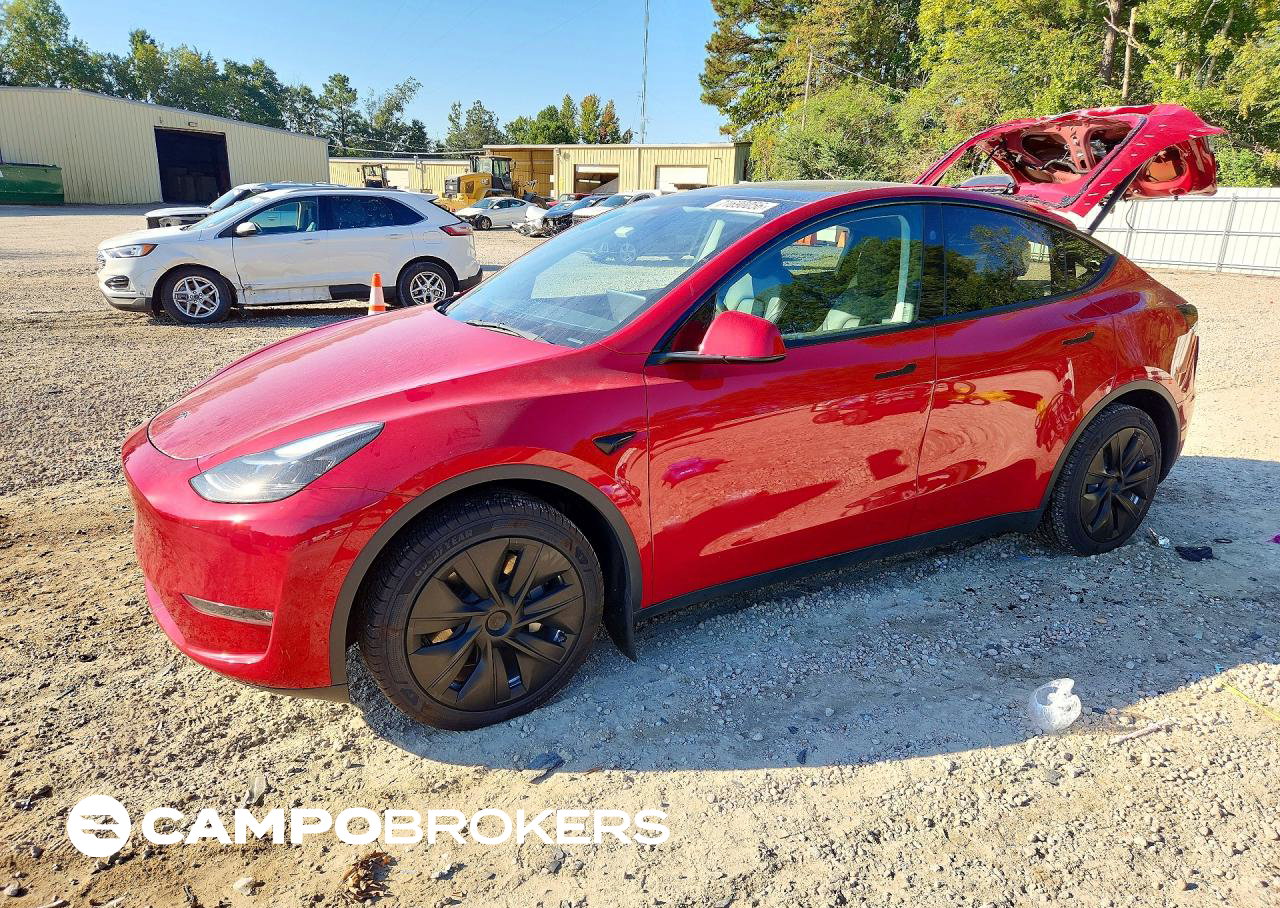 2023 Tesla Model Y, daño Trasero, Copart lote 71690056