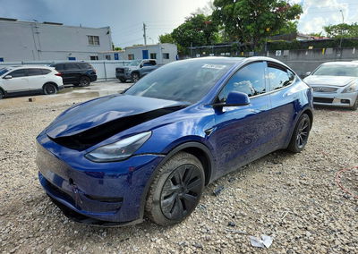 2025 Tesla Model Y, пошкодження: Передня частина, Copart лот 67567096