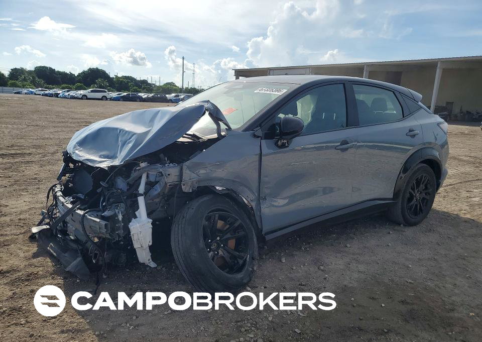 2024 Nissan Ariya Engage+ E-4orce, Front End damage, Copart lot 67325396