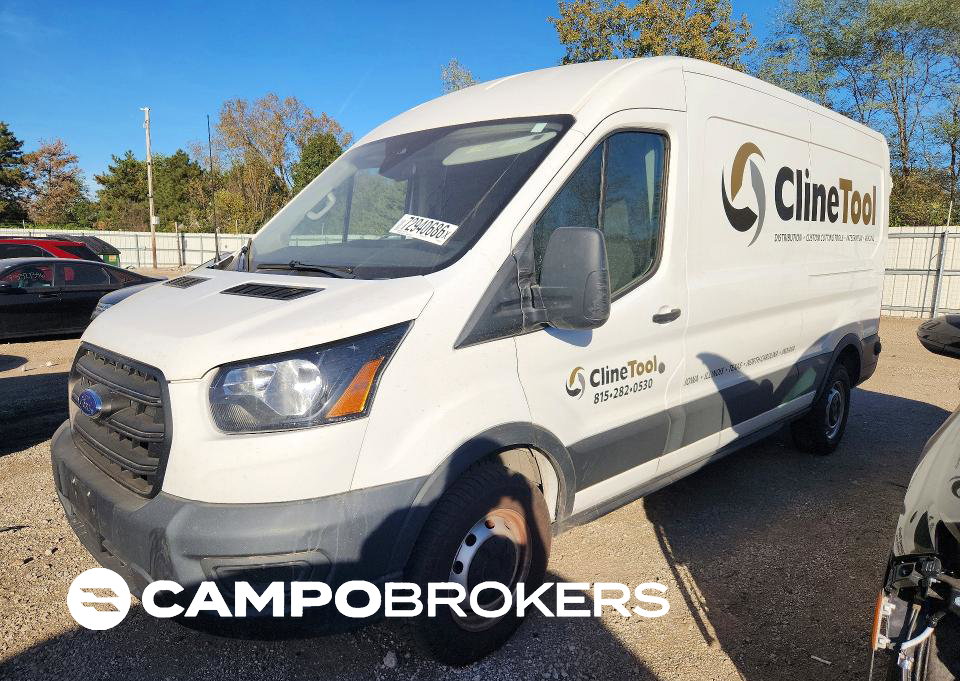 2020 Ford Transit 250 Delivery Van, пошкодження: Бік, Copart лот 72940686