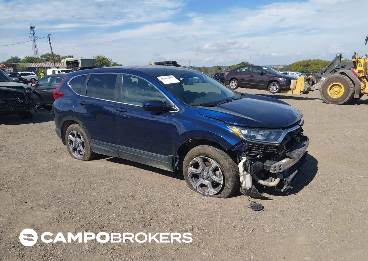 2019 Honda Cr-v Ex, Front & Rear damage, Iaai lot 46076259