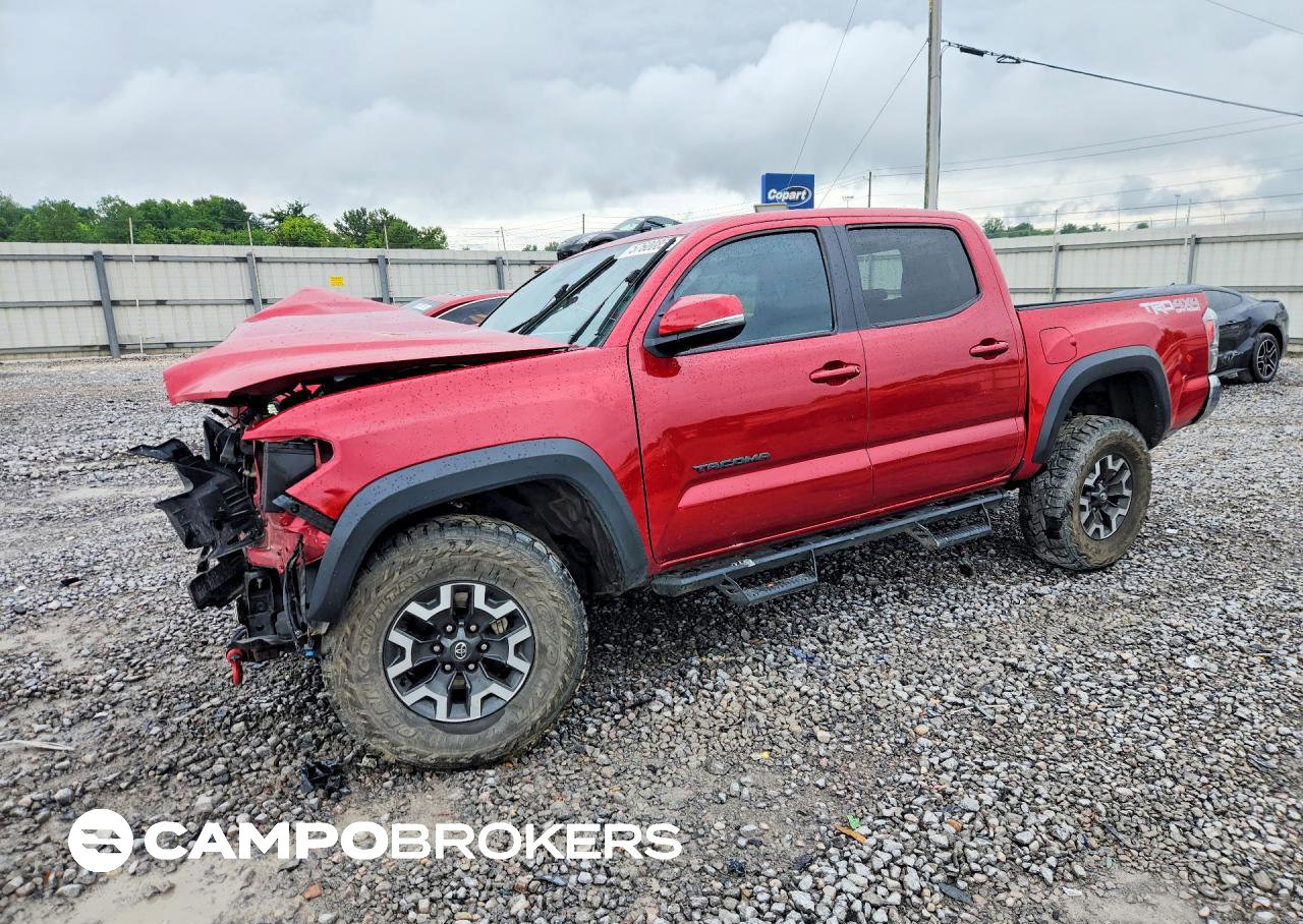 2021 Toyota Tacoma Trd Off-road, Front End damage, Copart lot 57600856